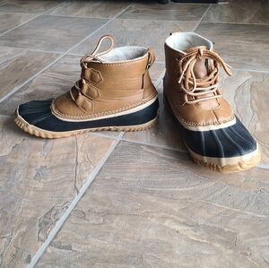 JBU Rain Duck Boot Weather-Ready Short Boots Outdoors 7.5